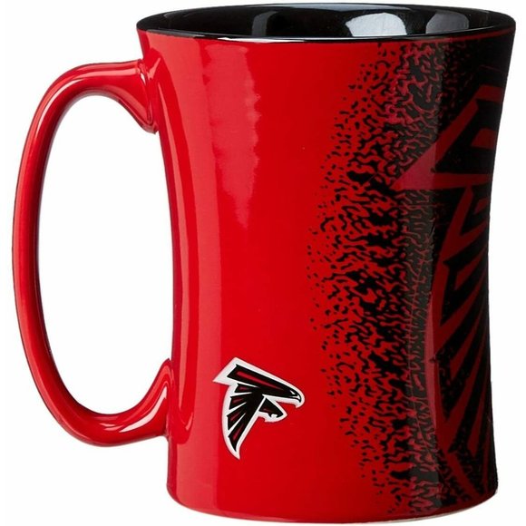 Atlanta Falcons 14oz Coffee Mug NFL Mocha Style - Picture 2 of 2